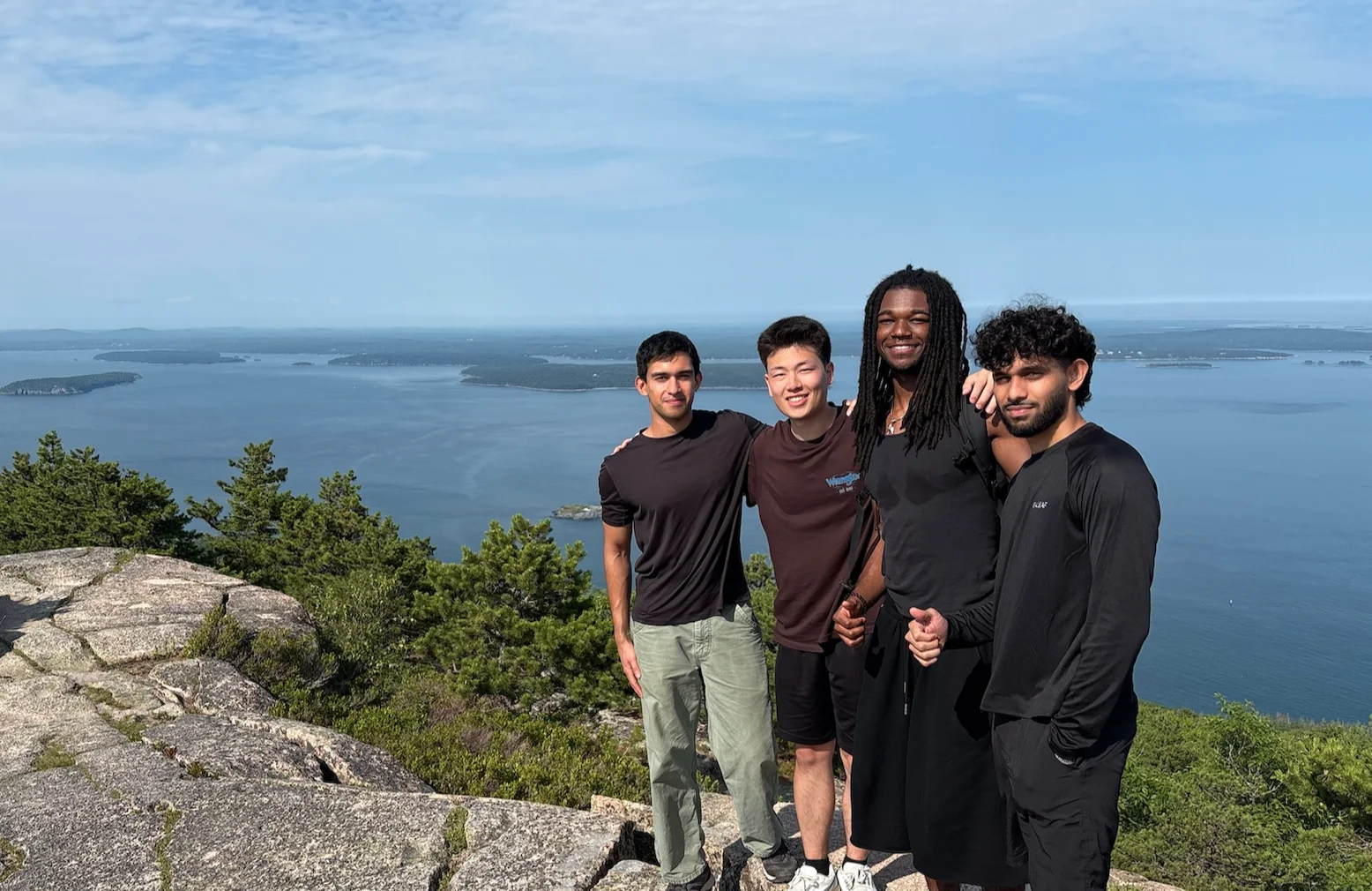 Rawsab Said hiking in Maine