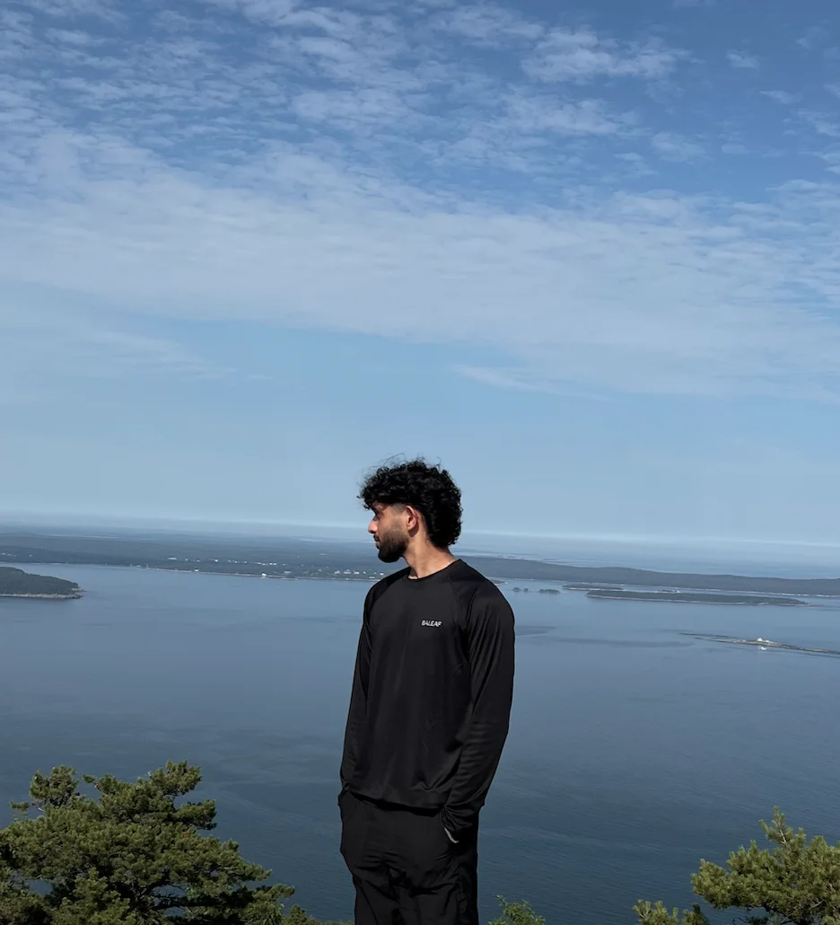 Rawsab Said hiking in Maine
